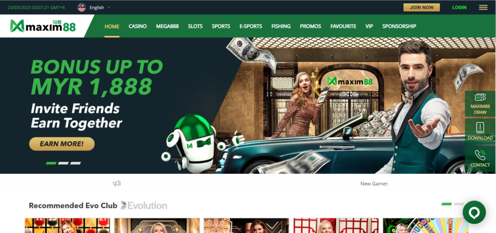 Maxim88 Online Casino Malaysia