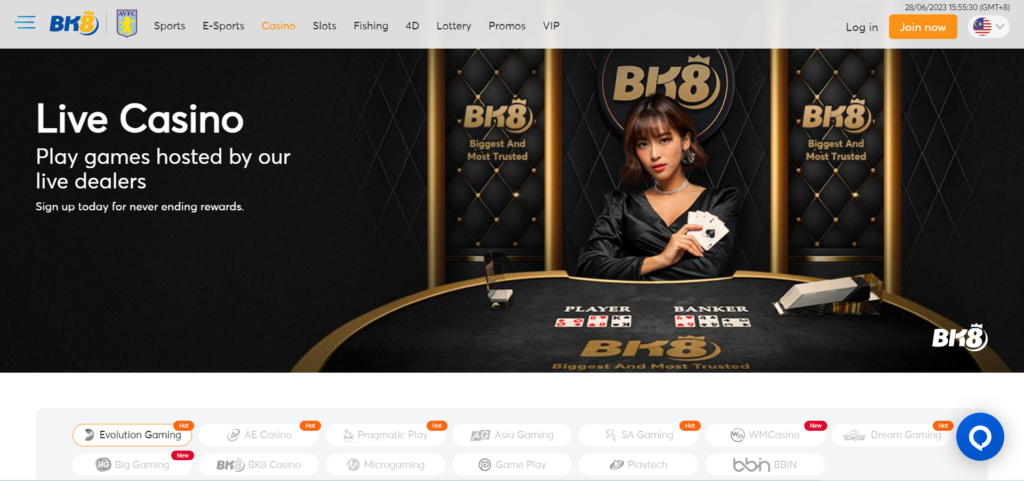 BK8 Live Casino