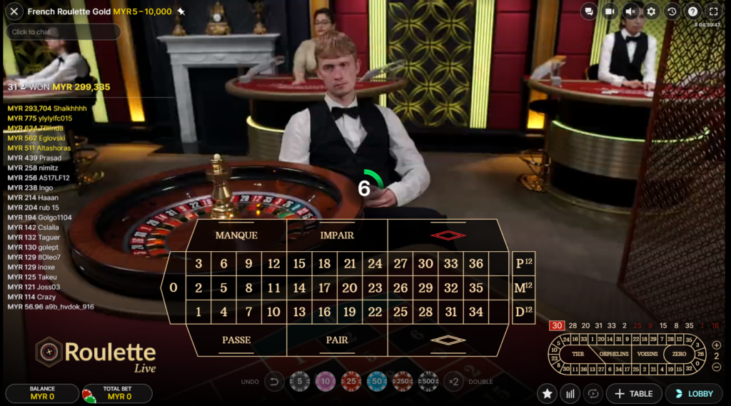 French Roulette Online 